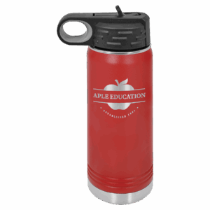 20 oz. Water Bottle - Red